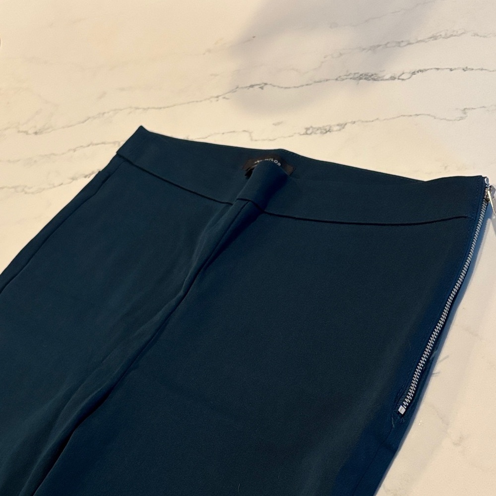 Ann Taylor Women's Teal Chinos - Picture 5 of 9